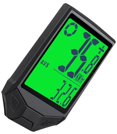 Happyyami 1stück Luminous Fahrradcomputer Und Kabellos Geschwindigkeits Und Kilometerzähler Für Rennräder Mountainbikes Bikes Leicht Abnehmbar Für Fitness Und Fahrradliebhaber