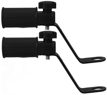 PACKOVE 2stücke Teiliges Motorrad Lenker Rückspiegel Adapter Vielseitige Handyhalterung Und Scheinwerfer Erweiterungsbügel Passend Bikes Motorräder Atvs Einfache Installation Schwarz