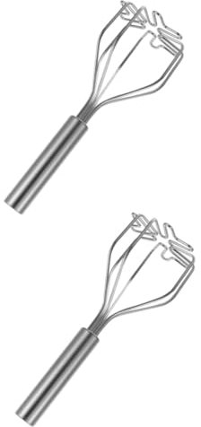 Alipis 2pièces Presse-purée Acier Outil De Cuisine Pour Écraser Pommes De Terre Et Facile à Nettoyer Design Ergonomique Pour Maison Restaurants