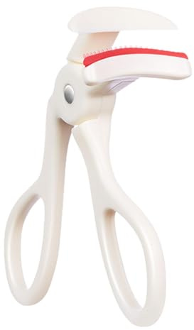 Rizador de ojos, rizador de pestañas, rizador de pestañas con peine, herramienta de maquillaje, mango cómodo, rizador de pestañas curvado con agarre cómodo para todas las formas y tamaños de ojos