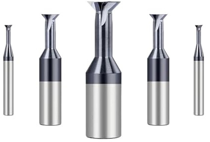 T-Nut-Fräswerkzeuge 45-Grad-Fräser, Schwalbenschwanz-Fräser Aus Wolframkarbid, 1,5–16 Mm, Stahlbearbeitungswerkzeug For Metall-Schaftfräser(D10x45x5x12x60)