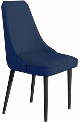 Esszimmerstühle 4er-Set, gepolsterter Lederstuhl im Mid-Century-Modern-Stil, Küchenstuhl mit Metallbeinen für Zimmer, Wohnzimmer, Wartezimmer, Bauernhaus