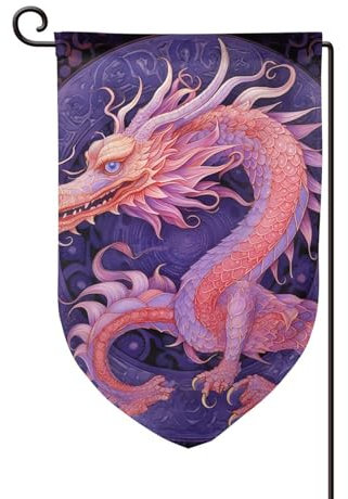 Drapeau de jardin 30,5 x 45,7 cm double face - Drapeau chinois rouge - Drapeau de jardin d'hiver - Drapeau de jardin - Décoration extérieure pour ferme et vacances