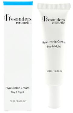 besonders Hyaluron Creme Tag & Nacht 30 ml, vegane Gesichtspflege mit 3-Fach Hyaluron, Feuchtigkeitscreme mit Hyaluronsäure hochdosiert + Squalan + Traubenkern + Jojobaöl (1)