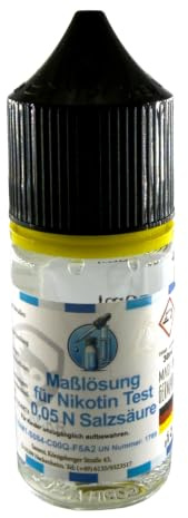 Soluzione titolata per test della nicotina - 30ml