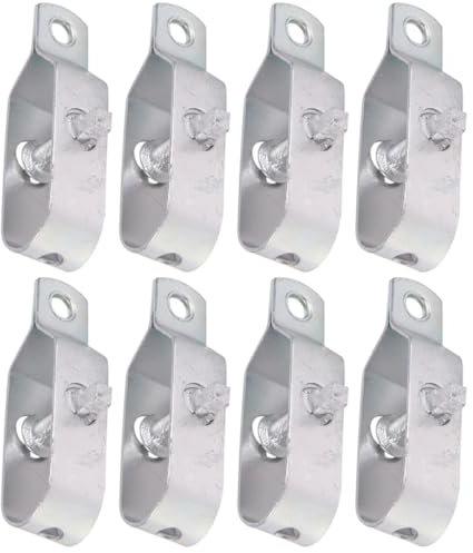 Cabilock 8 Stück Kabelspanner für Gewächshäuser Drahtspanner Stahlseilspanner Zaunspanner Hochleistungs Drahtseilspanner Spanner für Drahtseil Gewächshausspanner a3 stahl Silber