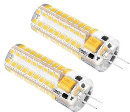 LEDLOCLB G4 LED 2835SMD corn light AC/DC12V dimmable 9W 72 lamp beads, replaceable halogen bulb 72LED-9W-5PCS Natural white