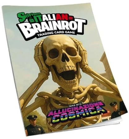 Skifidol Brainrot Album Figurine Collezione Allucinazione Cosmica, Raccoglitore Carte, Trading Card per Bambini e Ragazzi