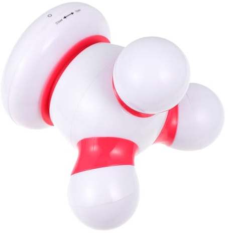 Yardenfun Masajeador De Espalda Cuerpo Tres Patas Acupuntura Eléctrico Hombros Abdominales Rojo