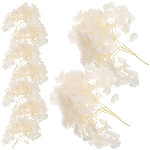Gatuida Secos de Hortensia Preservados para Boda Cajas de Confeti Natural para Decoración Manualidades Centro de Mesa y Baño