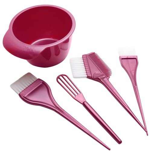 ABOOFAN Kit de Teinture Capillaire 1 Set en Abs et Nylon pour Application et Mélange de Couleur Cheveux, pour Débutants et Professionnels en Coloration