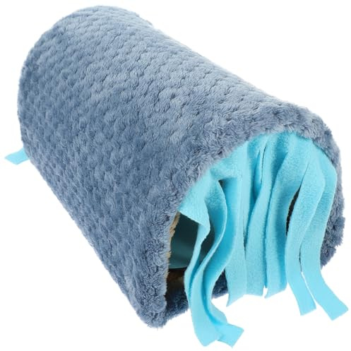 SUPVOX Casa Túnel para Mascotas Pequeñas con Borlas, Nido Escondite para Hámster y Cobayas, Material de Felpa Adecuado para Sofá o Coche Varios Estilos