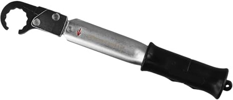 Llave dinamométrica de carraca de acero aleación níquel cromo 17 mm para tubería de cobre 1/4'', ideal para reparación de aire acondicionado y trabajos mecánicos en espacios reducidos