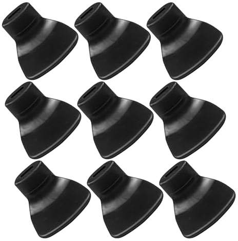 OFFSCH Boquillas para Flauta 9 Piezas, Accesorio para Instrumentos de Viento, Ayuda para Soplar Flauta Pegatinas de Instalación, Herramienta de Entrenamiento para Principiantes y Músicos