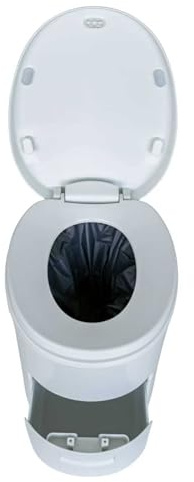 Freucamp 12V Verschweißtoilette für Wohnmobil & Camping, ohne Akku | Ohne Toilettenflüssigkeit, mit 9-Lagen-Film und integrierter Sitzsteuerung