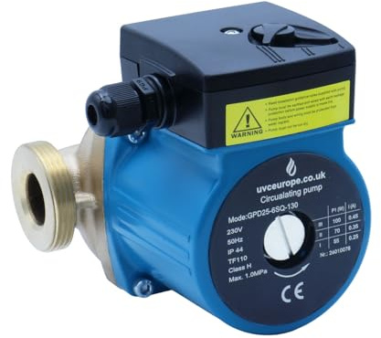 Bronze Circulation Pump GPD25-6SQ-130 – 25-60 130BS – 6m Head