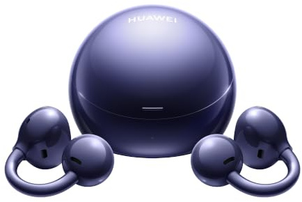 HUAWEI FreeClip 2 S Auriculares Open-Ear, Diseño Ligero 5,1 g, Azul | Carga Inalámbrica, Control Inteligente, Escucha Adaptativa, Llamada Nítida, IP57, Cancelación de Ruido con IA, iOS y Android