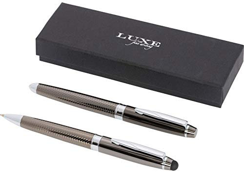 noTrash2003 Kugelschreiber und Tintenrollerstift als Geschenkset in edler Geschenkbox mit Ersatzmine