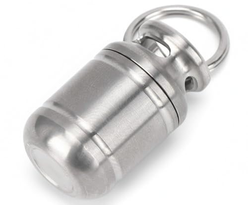 Box Case Titanlegierung Pille Wasserdichte Box Case Schlüsselbundhalter Behälter Flasche(s)