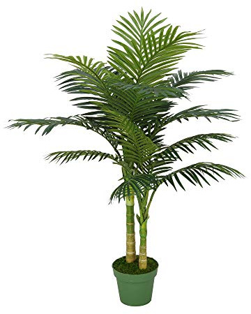 Faux 4ft Golden Cane Palm Tree