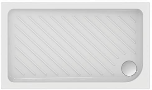 Ideal Standard J002301 GEMMA 2 Piatto doccia rettangolare in ceramica 120x70 cm - Bianco