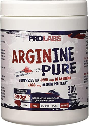 Prolabs Arginine Pure 300 compresse da 1 grammo - Arginina compresse- Aumento forza