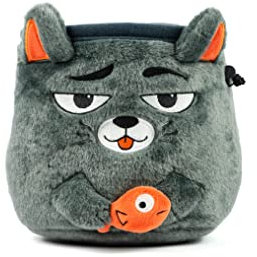 YY Vertical – Katze – Kreidetasche zum Klettern auf Felsen und Bulder – schön und funktional, ideal für Erwachsene und Kinder, Bergliebhaber