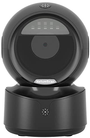 NetumScan Scanner automatico di codici a barre da tavolo, USB rilevamento a mani libere di immagini di codici a barre QR 1D 2D per supermercati, negozi al dettaglio, sistemi di biblioteche Pos NSA5