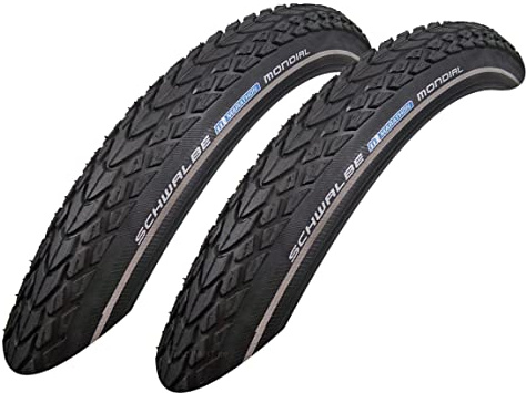 2X Schwalbe Marathon Mondial 37-622 Drahtreifen RaceGuard 28x1.40 Fahrradreifen