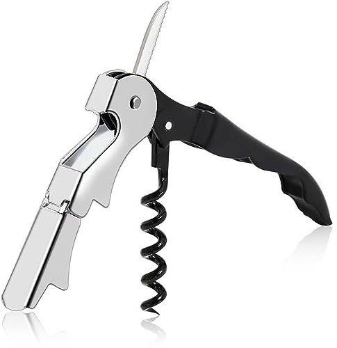 Professional 3 in 1 Waiter's Friend Stainless Steel Wine Bottle Opener Corkscrew