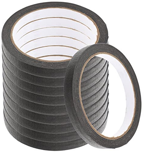 STOBOK 10rouleaux Ruban De Masquage Autocollant Pour Peinture Bande Adhésive Décorative Papier Résistant Chaleur Résiduel Sans Trace Facile à Déchirer Main Lot