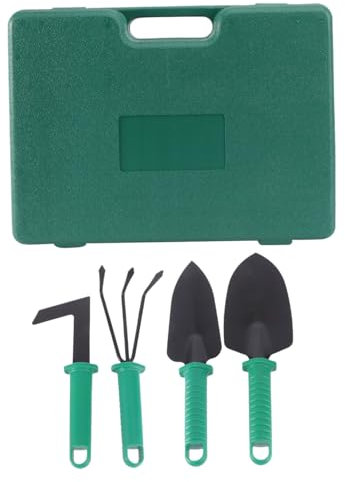 YARNOW 10-Teiliges Set Gemüsegärten Gartenwerkzeug Werkzeugkasten saftige Pinzette Gartenschaufel Shovel schaufellöffel Weeder Werkzeugkoffer für den Garten Mehrzweck einstellen Gießkanne