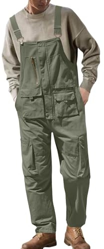 Salopette Homme Baggy Salopette De Travail Homme Multipoche Pantalon Cargo Homme Casual Chic Outdoor Multifonctions Vêtements Professionnels Pour Artisans Maçons Couvreurs Menuisiers électriciens
