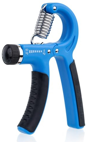 NORDFIT Grip Trainer - Adjustable Hand Gripper (5-60kg) - Forearm Strengthener & Hand Exerciser for Men and Women - Ergonomic, Portable, and Durable. Athletes, Musicians and Inujury recovery