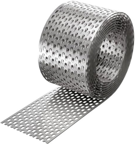 60lfm Aluminium Traufgitter ALU Vogelschutzgitter Schutzgitter Lüftungsgitter Lüftungsband