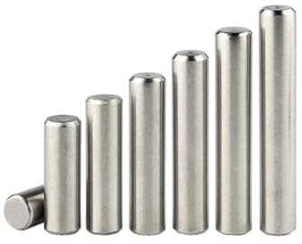 10x M4 x 10mm A2 Stainless Steel Dowel Pins Parallel Pins Solid Metal DIN7 Cylindrical Rod Shelf Support Pins - Precision Engineering for Furniture, Cabinets, and Mechanical Applications