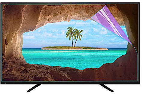 Protection d'écran anti lumière bleue pour TV, Film anti-lumière bleue, anti-éblouissement, anti-ultraviolet et anti-rayures de 32 à 50 pouces for téléviseur LCD LED OLED HDTV(32in(704*395mm))
