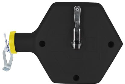 M-D Building Products 00805 ABS Tuff Line™ Contractor Chalk Reel, Durable and Reliable Chalk Line for Precision Marking, Ideal for Construction & Carpentry Projects (0.06 in. x 100 ft, Black)