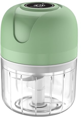 Hachoir à ail électrique 100 ml - Moulin à ail - Hachoir à oignons - Robot alimentaire rechargeable