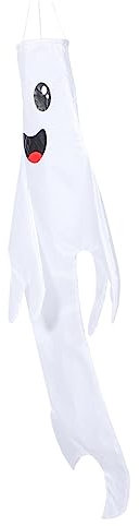 Cabilock Halloween Wind Anzeige Flagge Geist Windsack Einfach Installieren Garten Ornament Für Halloween Decor