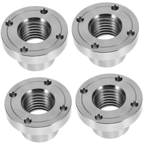 Hemobllo 4pezzi Lathe Faceplate Adapter Per Tornio Compatibile Falegnameria Per Professionisti e Te