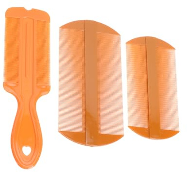 CALLARON 3piezas Peines De Plástico Anticaspa y Antipiojos Peine Antiestático Cabello De Dientes