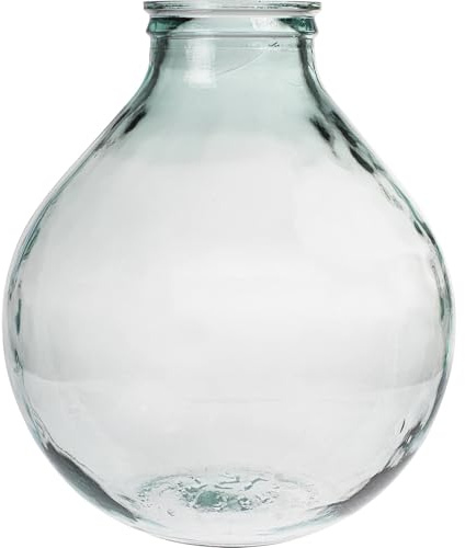 Glasballon Weinballon Glasflasche Gallone Gärbehälter Glas für Wein Likör Fermentation – Dekoflasche Vase Glasbehälter (25L)
