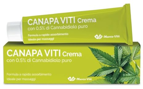 CANAPA MARCO VITI Crema 0,5% Cannabidiolo puro 100 ml