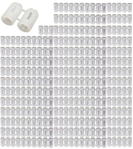 BOGEEL 900 Stück kleine Spreizdübel 5mm weiße Dübel Zubehör zur sicheren Befestigung in verschiedenen Wandmaterialien