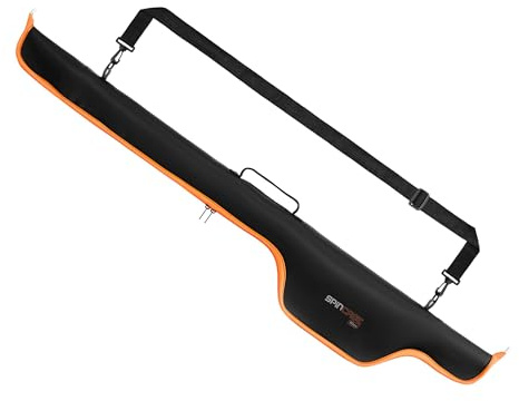 A&N Eva Rutentasche 100-140cm – wasserdichte Eva-Schutzhülle für Spinnruten – Robuste Transporttasche mit Schultergurt & Doppelreißverschluss