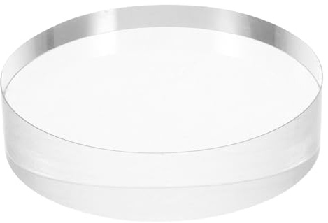 VALICLUD Runder als Glas Kristallglas und Weißem aus Briefbeschwerer Elegantem Stabiler Platzierung Design Klare Kalligrafiedekoration für Professionelle und Private Räume