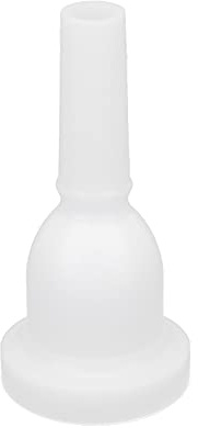 Trombone Mouthpiece Tenor Horn ABS Plastic, White - High Density Material, Polished Finish, Suitable for Novice and Professional