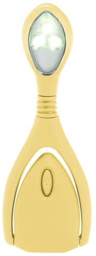 moses. libri_x Leselicht Lumi® Plus Sunshine, Klemmleuchte mit stufenlosem Dimmer zum Lesen im Dunkeln, LED Leselampe in Butter Yellow
