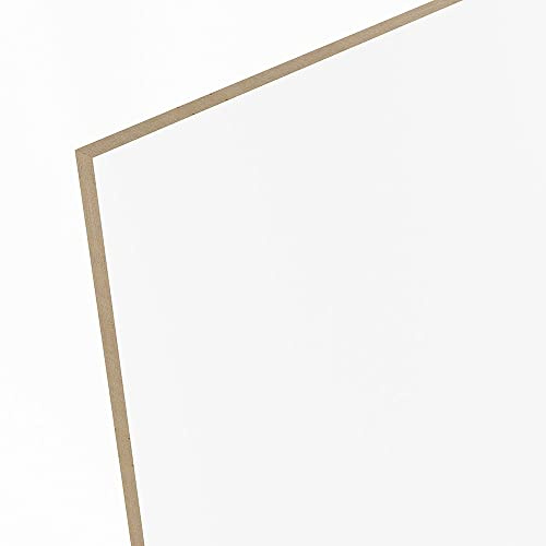 6mm HDF einseitig weiß grundiert Platte 70x50 cm